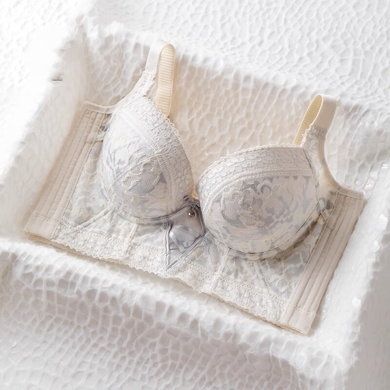 Thin Upper Thick Lower Thick Small Chest Special Underwear Women's Gathering Anti-sagging Para Breast Lace Adjustable Para Breast Bra