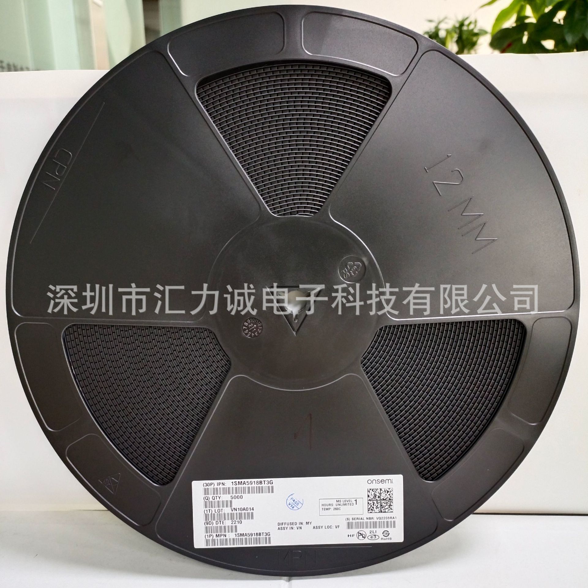 ON原装正品 1SMA5918BT3G 单管二极管 齐纳, 通用, 5.1 V,1.5W