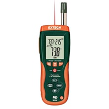 美国Extech HD500高精度三合一温湿度计与红外测温仪家用便携