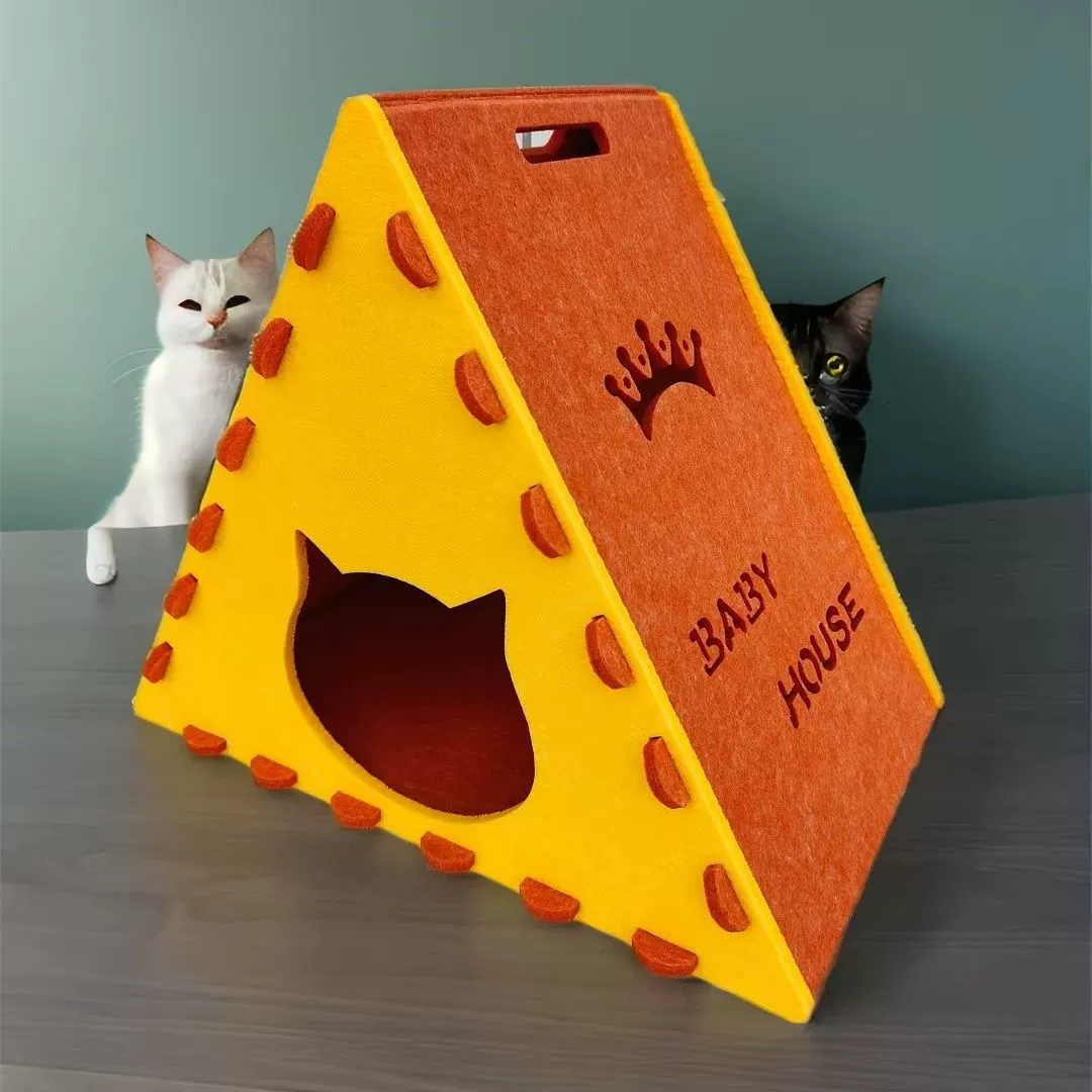 Войлочные гнезда для домашних животных Войлочные гнезда для кошек полузакрытые съемные гнезда для домашних животных