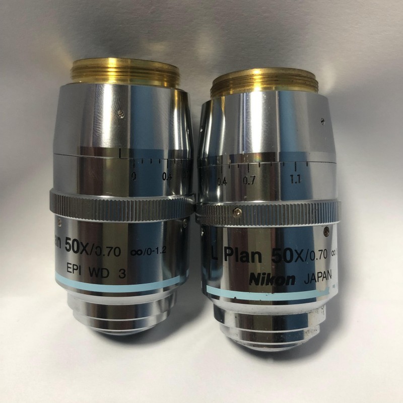 春田谷Nikon尼康L Plan 50X/0.70 EPI显微镜用物镜 成色新