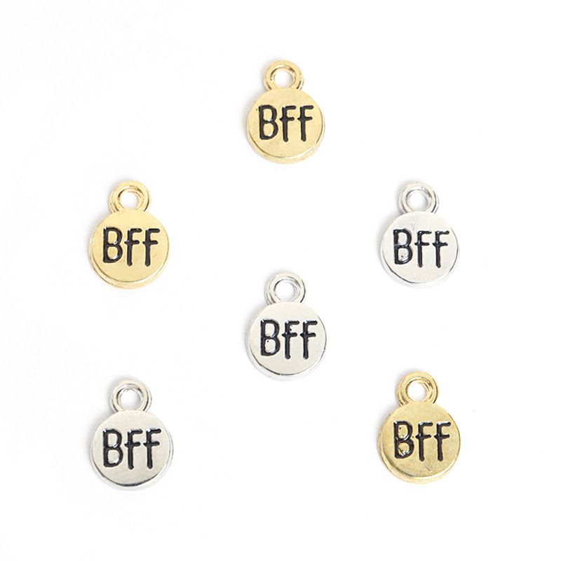 Bff English Letter Enamel Alloy Pendant Friendship DIY Jewelry Accessories Bracelet Necklace Keychain Tag Accessories Bff English Letter Enamel Alloy Pendant Friendship DIY Jewelry Accessories Bracelet Necklace Keychain Tag Accessories