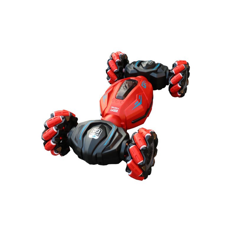 Coche de Transformación con Control Remoto por Gestos - Con Efecto de Luz y Spray, para Niños