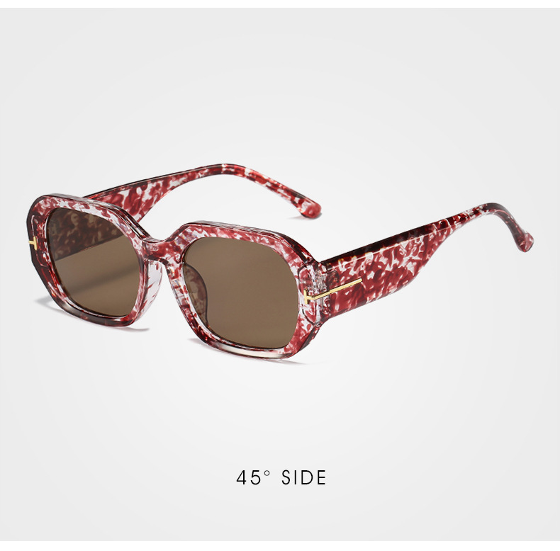 Nuevo estilo pequeño marco retro simple T Comercio exterior transfronterizo gafas de sol hombres y mujeres en línea celebridad Amazonas fabricante de gafas de sol europeas y americanas en stock