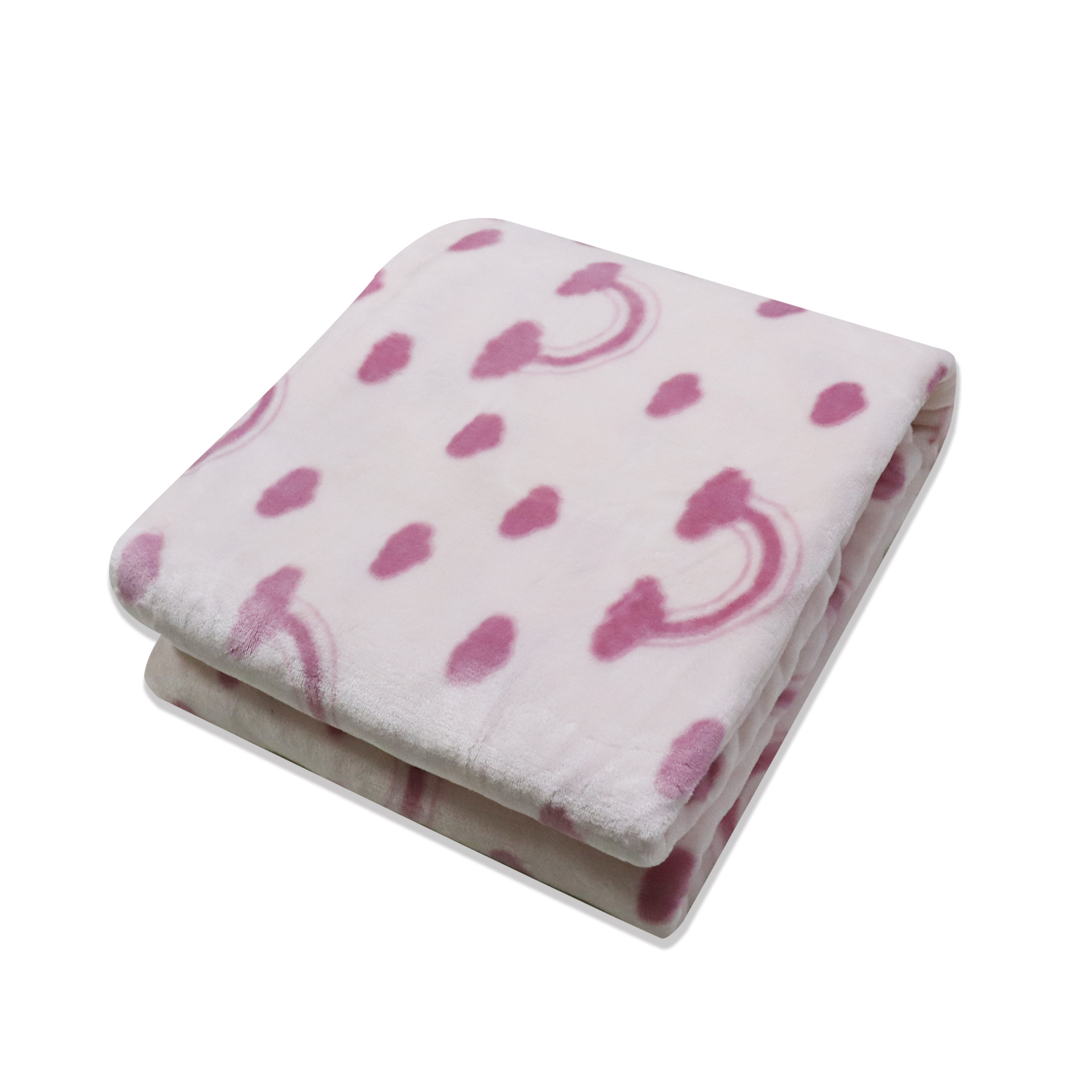 Korean-style thickened printed blanket student nap blanket office blanket warm flannel blanket for Amazon