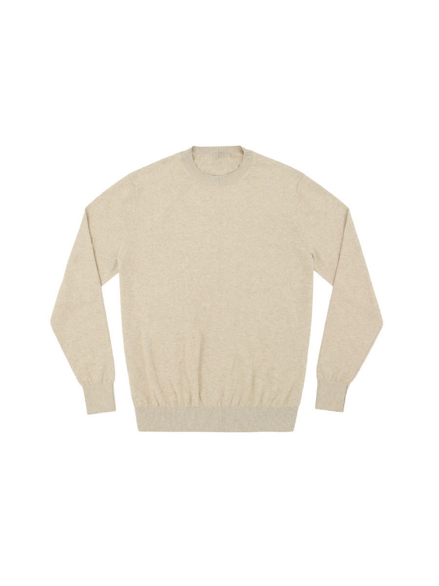 Cross-border hombre cuello redondo suéter de lana otoño invierno estilo viejo dinero suéter jersey de punto suéter para hombre