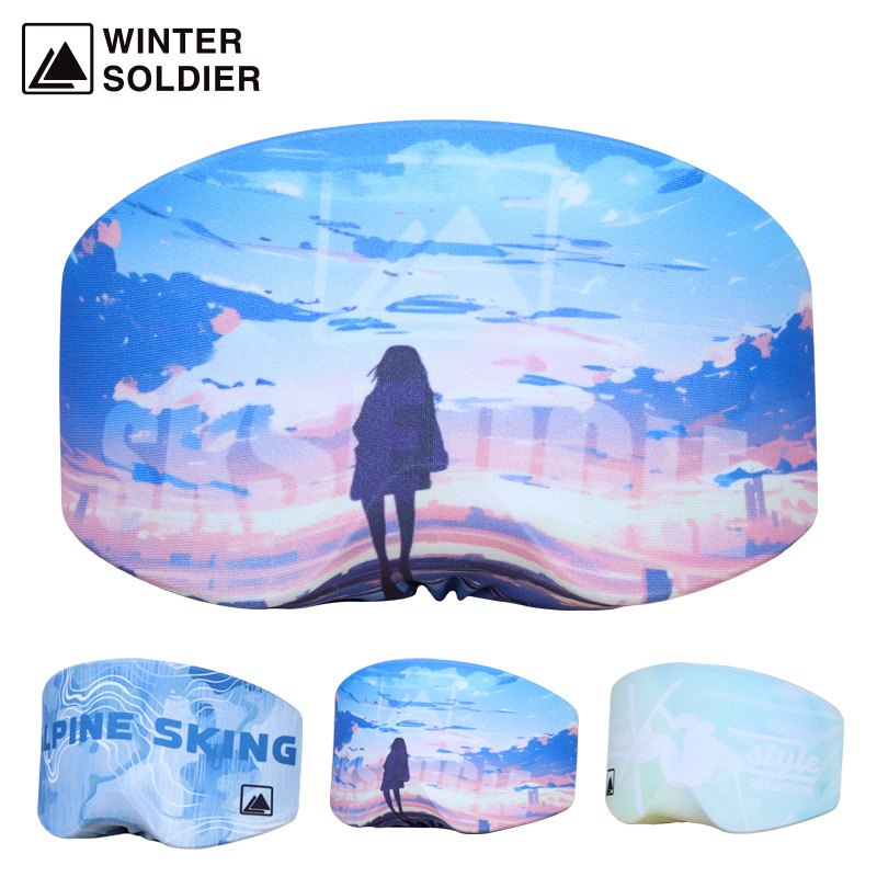 Ski Goggles Protective Cover Soft Anti-Fog Anti-Dust Anti-Blur Protective Film Convenient New Snow Goggles Protective Cover