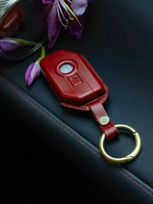 Static Rod/Key Bag Key Case Leather ADV - burgundy-all-inclusive