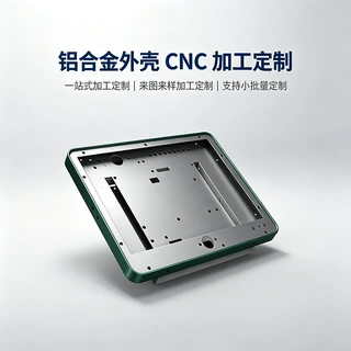 源头工厂定制工业平板铝合金外壳 工控一体机钣金 CNC 精密加工