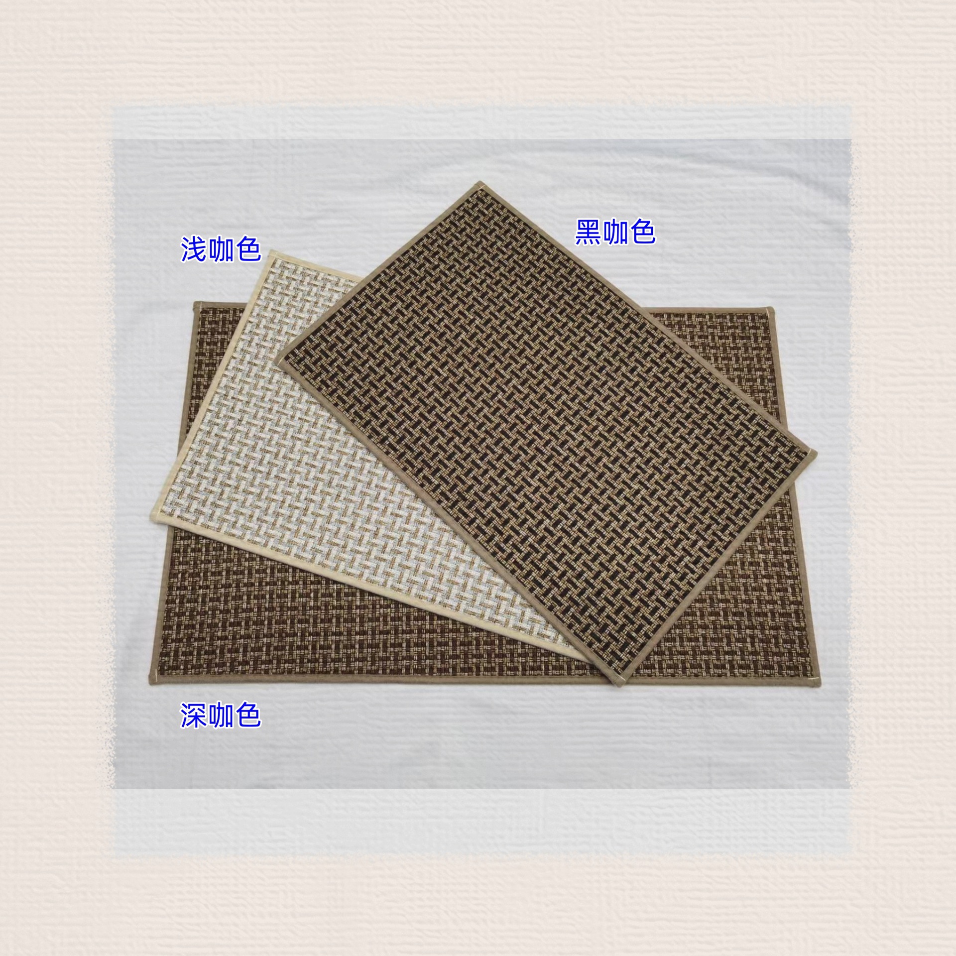 Cross-Border Modern Simple Floor Mats, Non-Slip Mats, New Foot Mats, Kitchen Floor Mats, Bathroom Mats, Woven Floor Mats, Foreign Trade