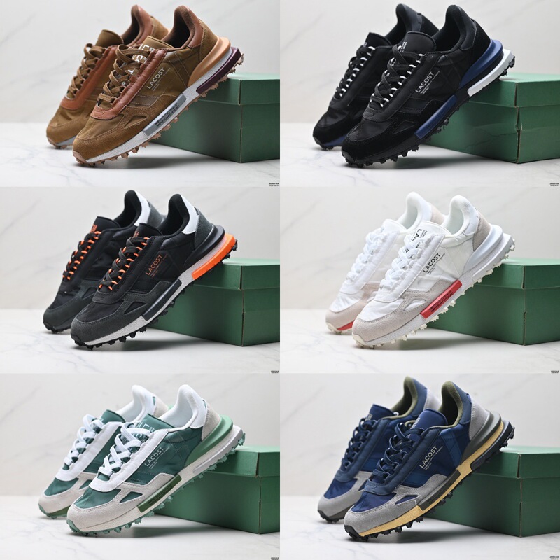 European Station 2025 New Crocodile Low-Top Casual Sports Shoes Breathable Running Shoes Men's Retro Tennis Shoes Lightweight European Station 2025 New Crocodile Low-Top Casual Sports Shoes Breathable Running Shoes Men's Retro Tennis Shoes Lightweight