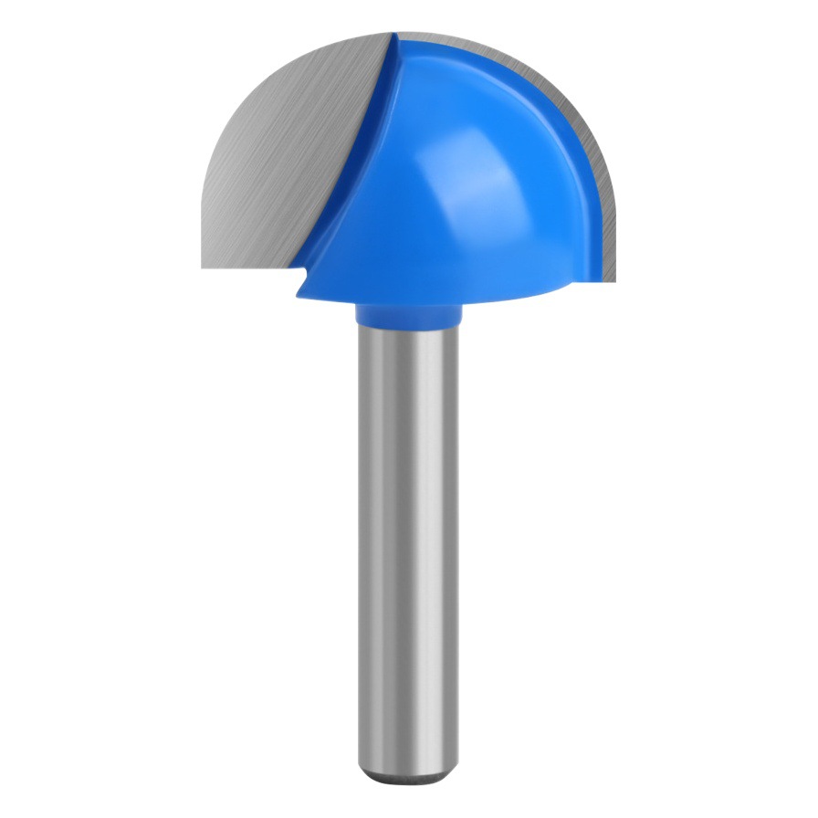 Azul 1/4 mango 6 mango redondo inferior cuchillo de encaje cabeza redonda cuchillo de carpintería semicírculo alivio cuchillo herramienta de carpintería ventas directas de la fábrica