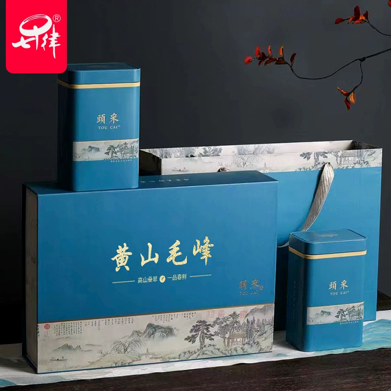 Huangshan Maofeng Super Mingqian Подарочная коробка для зеленого чая высокого класса подарок корпоративная группа покупка 250 г цельная доставка