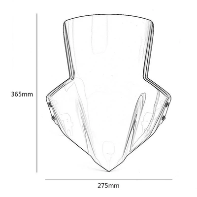Ho Cb650F 14-18 Modified: Motorcycle front windshield