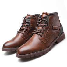 Winter Warm Men Boots Military Leather Shoes Men Botas ѥ