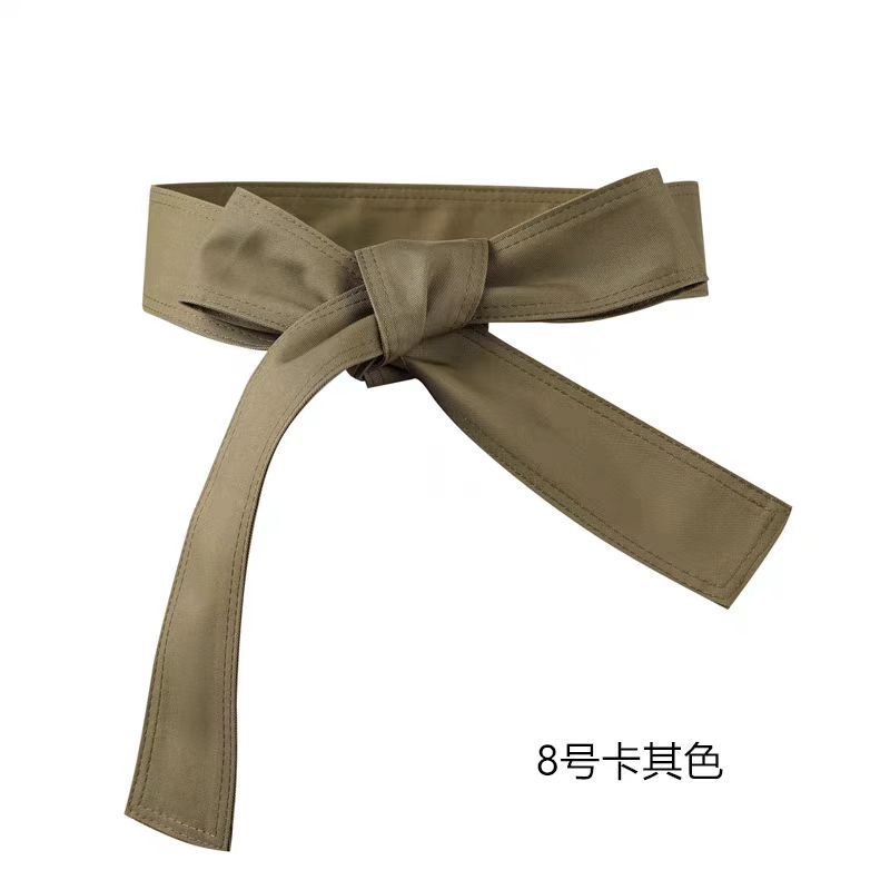 Windbreaker Belt Fabric Coat Coat Drawstring Strap Decorative Dress Knot Waisted Khaki Long Accessories Windbreaker Belt Fabric Coat Coat Drawstring Strap Decorative Dress Knot Waisted Khaki Long Accessories