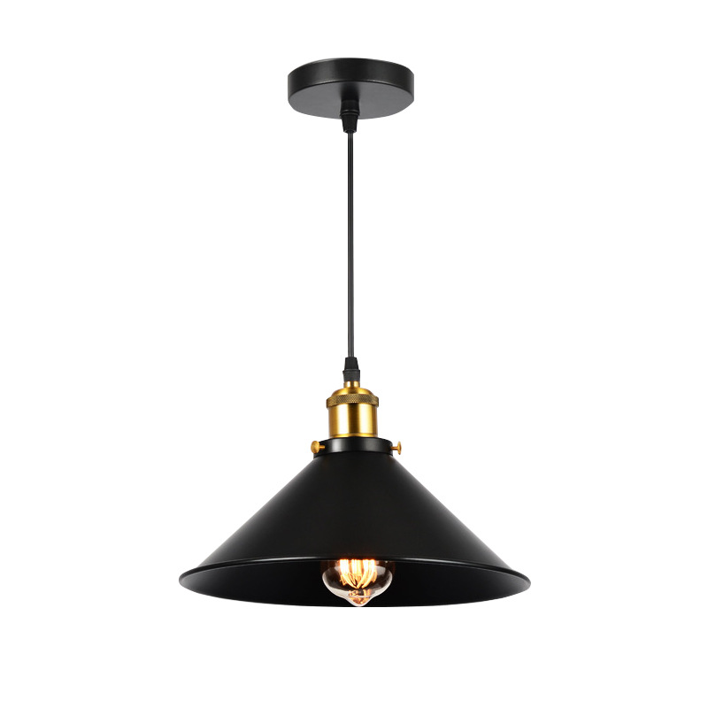 Loft retro moderno simple lámpara de restaurante leche tienda de té bar iluminación industrial estilo rústico lámparas de hierro forjado