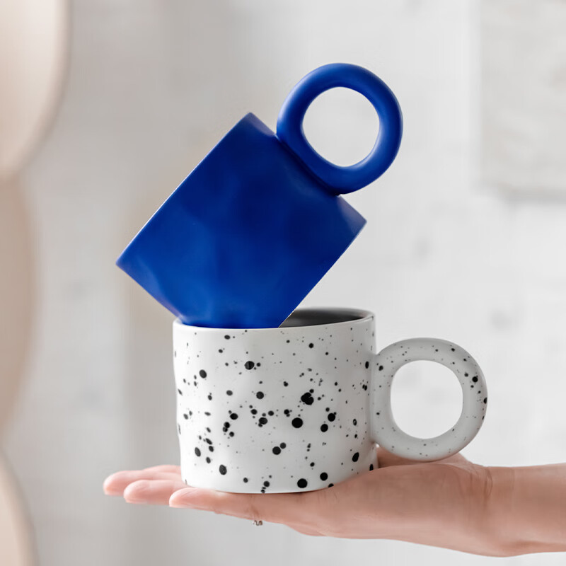 BB4C wholesale several items of forest ins ceramic mugs office coffee cups for men and women couple water cups home