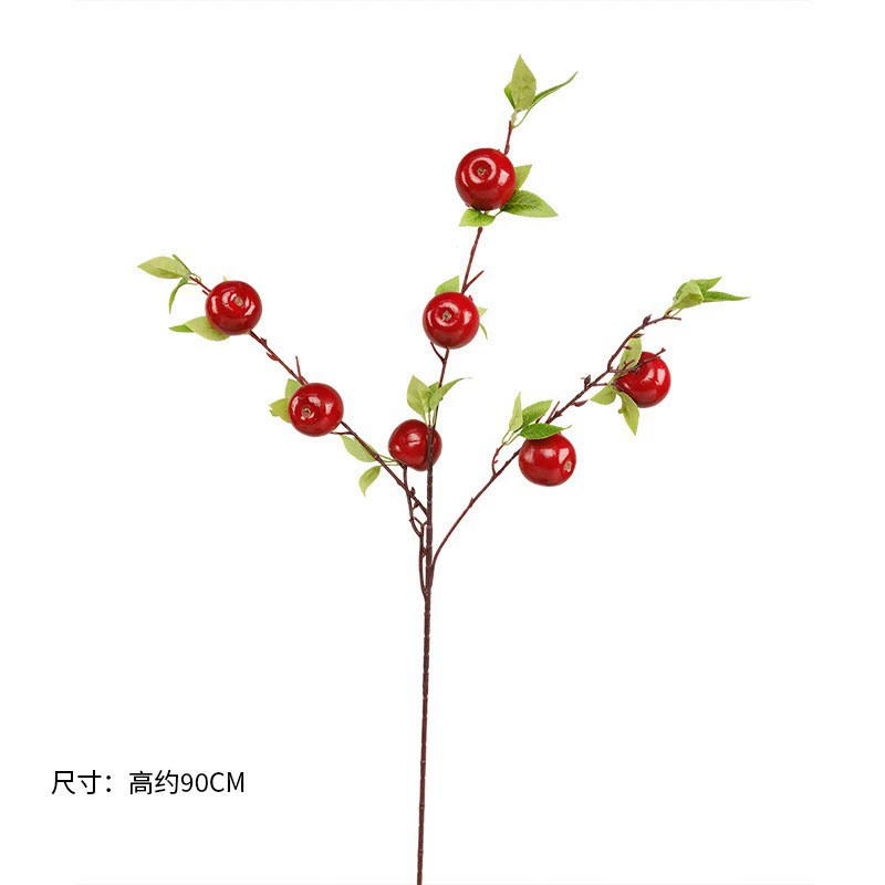 Fujiao New Year Flower Material Wholesale Simulation Flower Winter Qing You Gali Pomegranate Persimmon DIY Materials