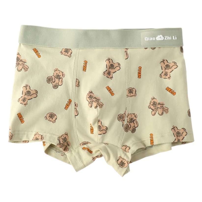 Ropa interior de los hombres puro algodón antibacteriano transpirable entrepierna verano Delgado hombres Boxer shorts adolescentes niños calzoncillos