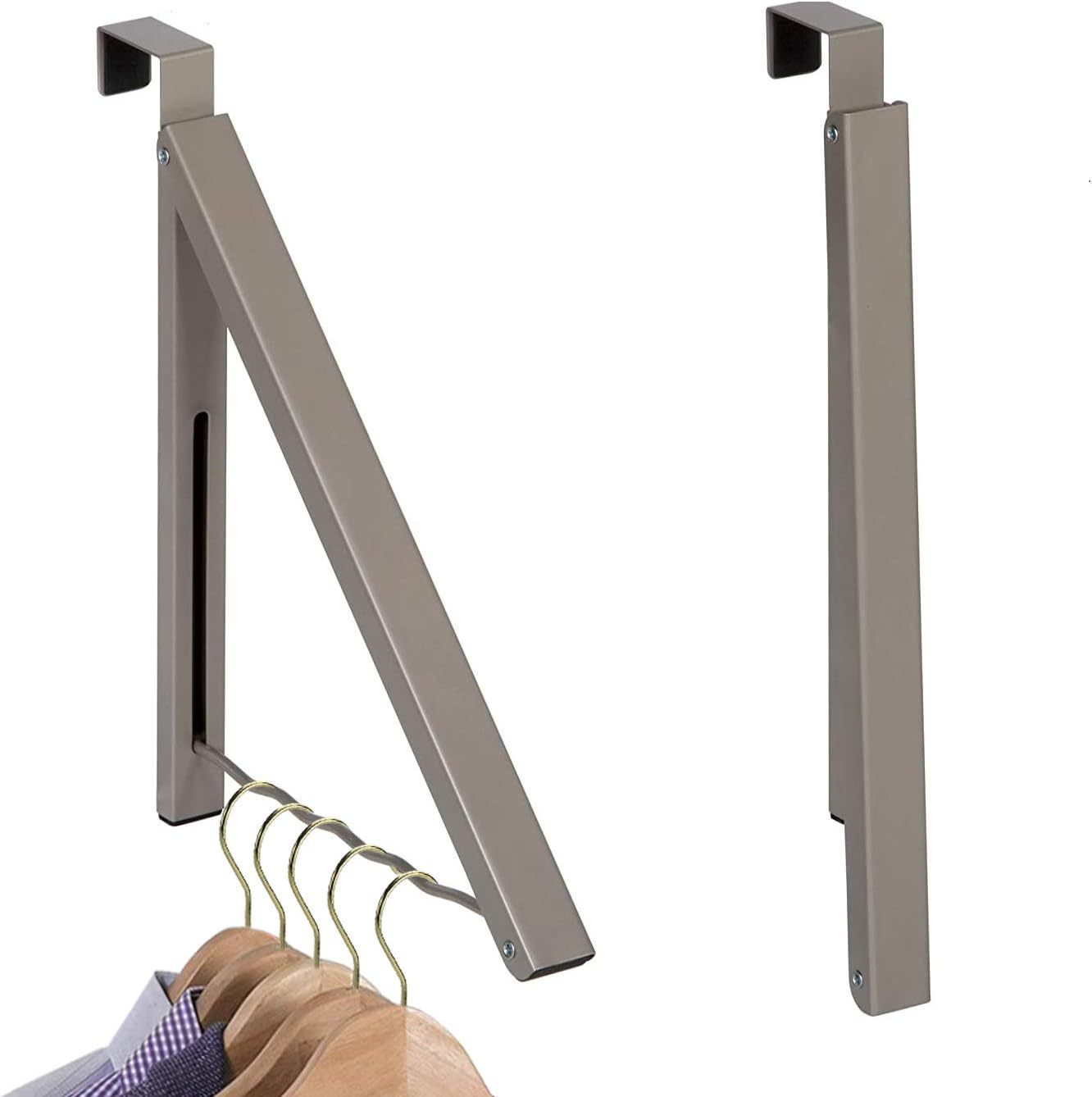 펀치 프리 폴딩 보이지 않는 도어 리어 훅 개폐식 옷걸이 벽 발코니 벽 실내 단순