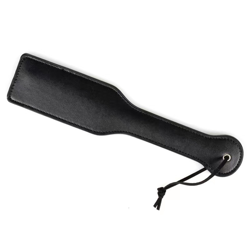 Factory direct leather racket black leather racket alternative toys adult supplies leather spanking husband and wife
