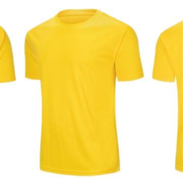 2025 secado rápido adulto verano camiseta de campo de entrenamiento de color sólido competencia de cuello redondo disparador logotipo de succión de sudor secado rápido