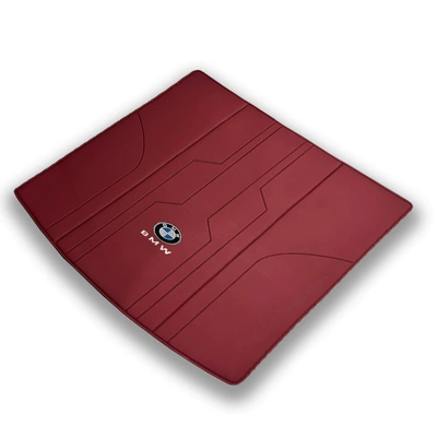 Trunk Mat, Suitable for Bmw Z4 Trunk - pure-cowhide-bordeaux-red-bmw-logo-high-quality-recommendation-high-quality-recommendation-bmw-z4-trunk-mat