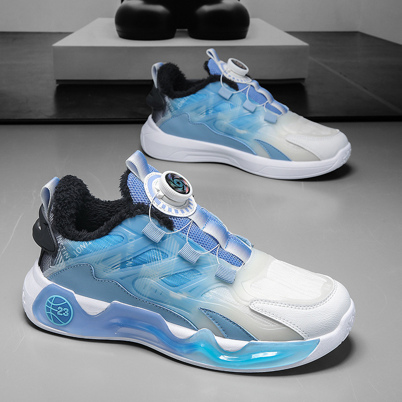 Herren Winter Laufschuhe Mit Drehverschluss Und Plüschfutter_voghion.com