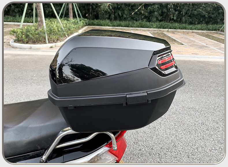 Suitable for Electric Vehicle Motorcycle Trunk Large Capacity Waterproof Wear-Resistant Durable Anti-Fall Electric Vehicle Storage Trunk