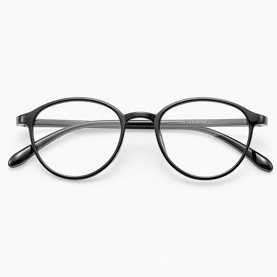 Xiaohongshu Ultra-Light Tr90 Brown Glasses for Women Can Be Equipped with High-End Retro Small Round Frame Glasses Frames