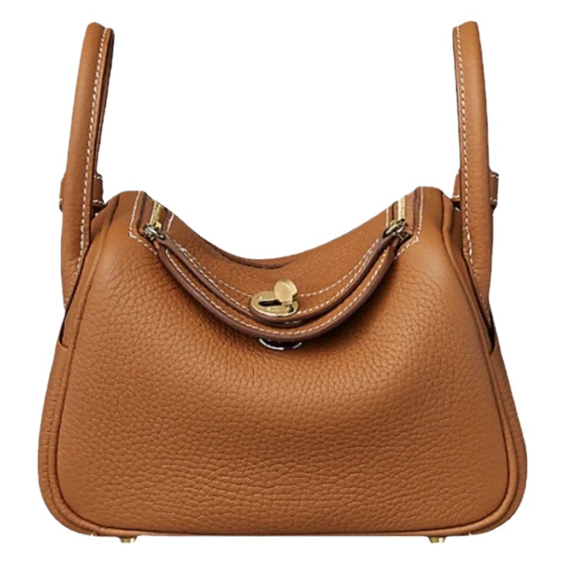 Bolso bandolera para mujer, mini bolso Lindy, mini bolso doctor, bolso de hombro de cuero, bolso de mano de cuero genuino.