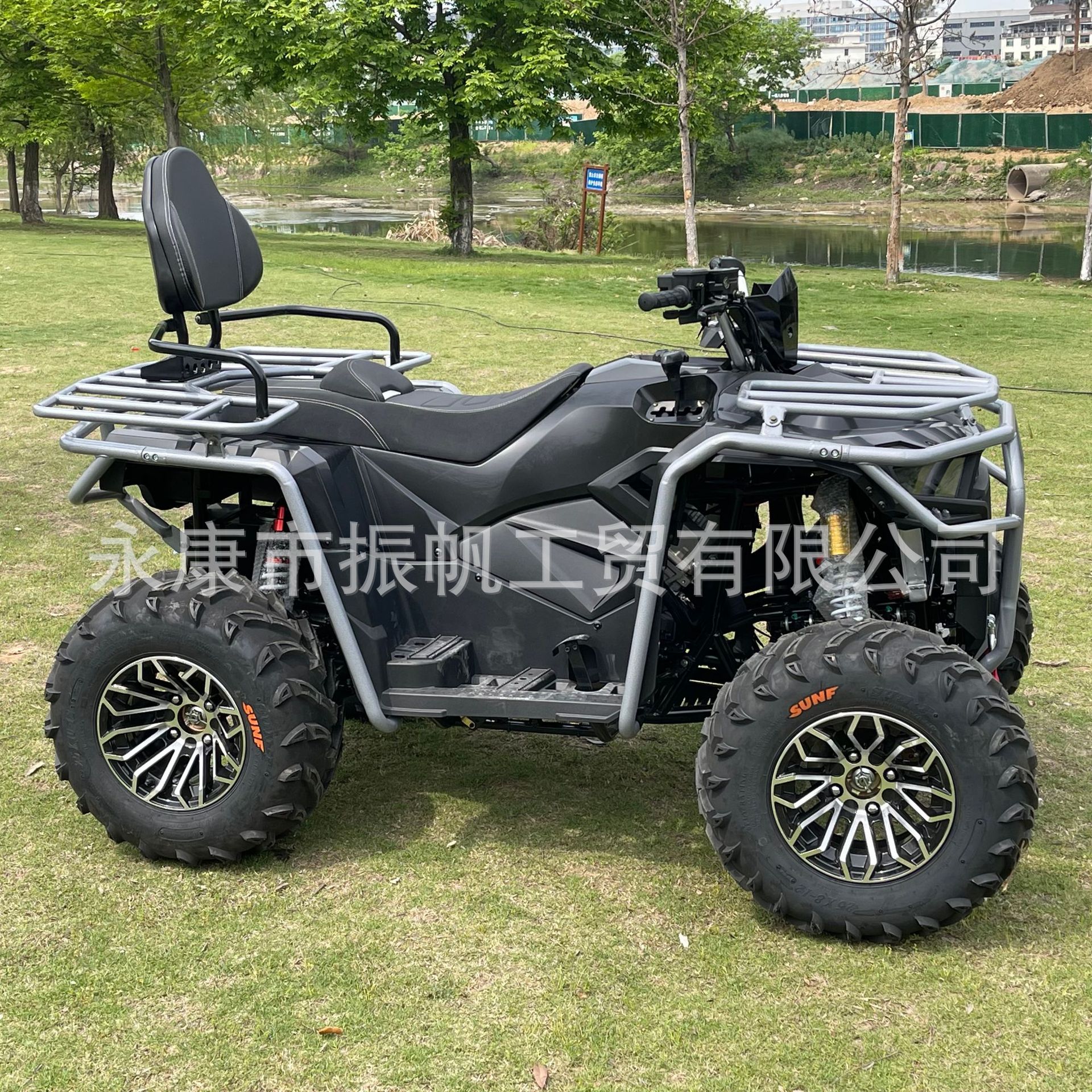 Motocicleta todoterreno de montaña de 500 cc con tracción en las cuatro ruedas, vehículo todoterreno grande de combustible 4x4 automático para nieve y playa