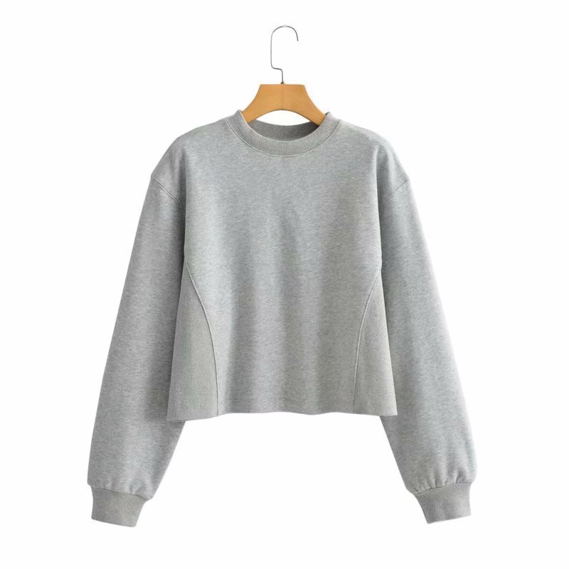 spotted gray sweatshirt NSAM42193