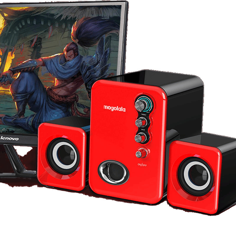 Q8 computadora Bluetooth audio escritorio hogar gran volumen alta calidad de sonido con cable multimedia pequeño altavoz con sobrepeso subwoofer