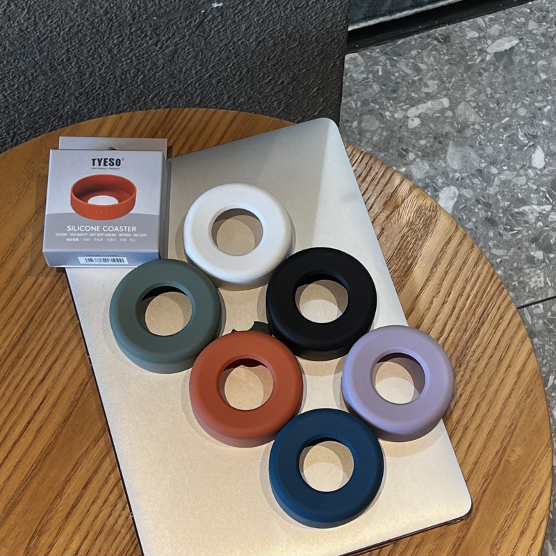 Tyeso Insulated Cup Silicone Sleeve Stainless Steel Sports 30/40oz Base Pads Space Mug Anti-slip Pad Silicone Cup Cover