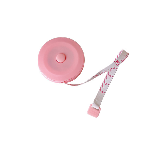Mini portable small tape measure to measure clothes 1.5m tape measure waist hip circumference cute cartoon measuring ruler soft ruler learning