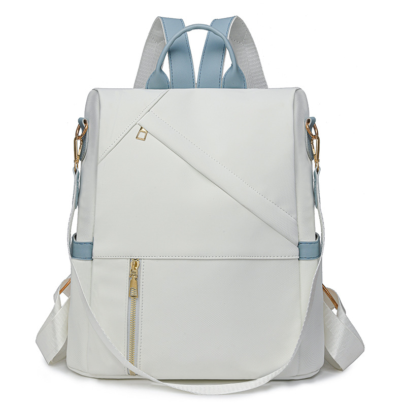 Mochila antirrobo para mujer 2024 nueva mochila de ocio de doble uso de un solo hombro de cuero suave mochila de viaje de gran capacidad