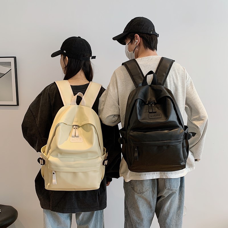 solid color backpack
