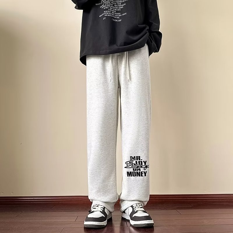 2023 primavera y otoño sueltos pantalones casuales pantalones cortos de los hombres de moda Pantalones rectos nueva llegada para hombres