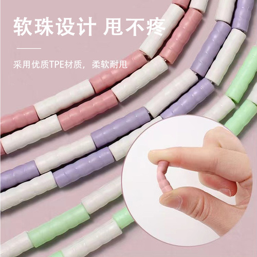 Wholesale of bamboo joint skipping rope, essential for physical training of kindergarten students and children 