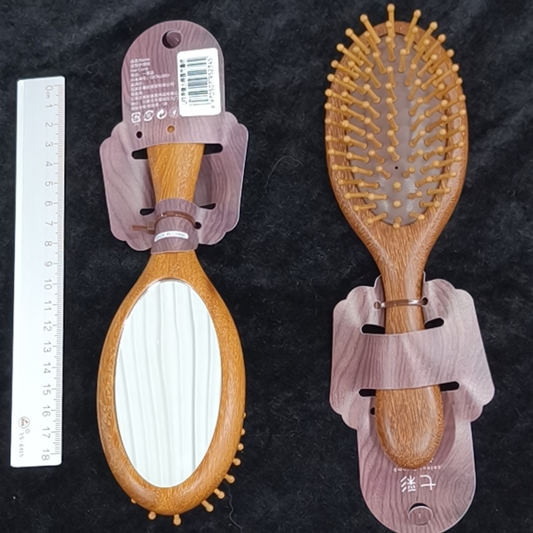 Bonito peine de peinado color macarrón con cojín de aire para masaje, adecuado para uso doméstico y dormitorios estudiantiles, cepillo de pelo de plástico suave con cojín de aire.