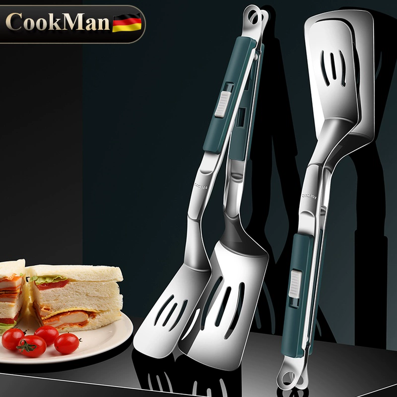 304 из нержавеющей стали жареная рыба лопатка клип перевернуть рыбу артефакт многофункциональный стейк клип блин клип кухня жареная лопата