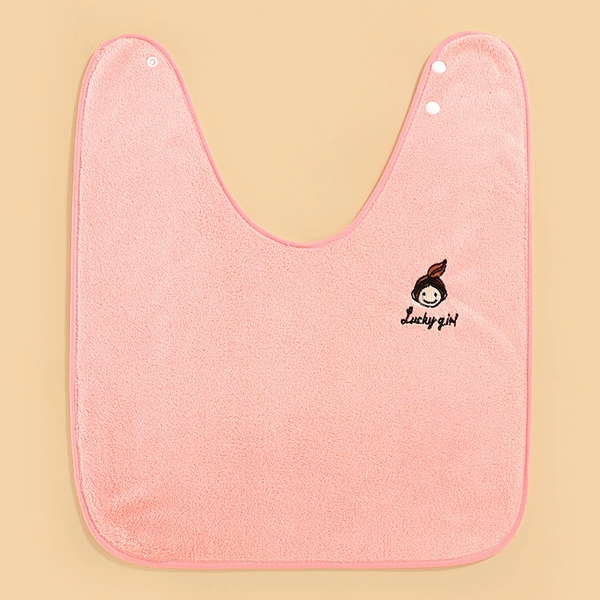 Coral velvet scrubbing towel-pink