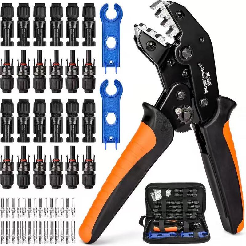 Mc4 Special Crimping Pliers, Photovoltaic Connector Crimping Pliers Tool Kit, Wrench, Amazon Hot-Selling Export Product