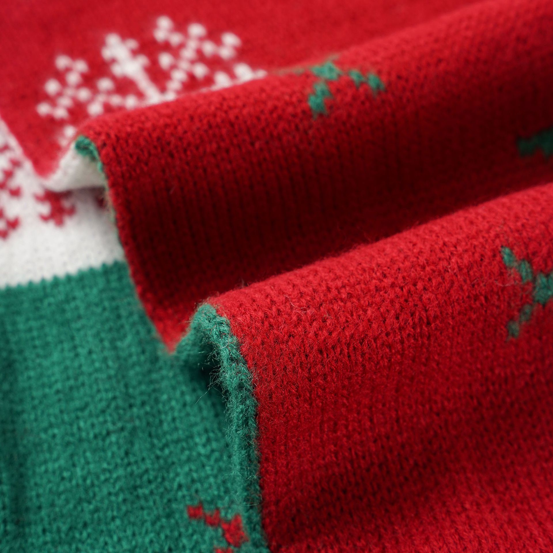 Bufanda de moda de invierno entre padres e hijos otoño e invierno cálido bufanda de los niños Navidad ELK estilo coreano de punto de lana bufanda de las mujeres
