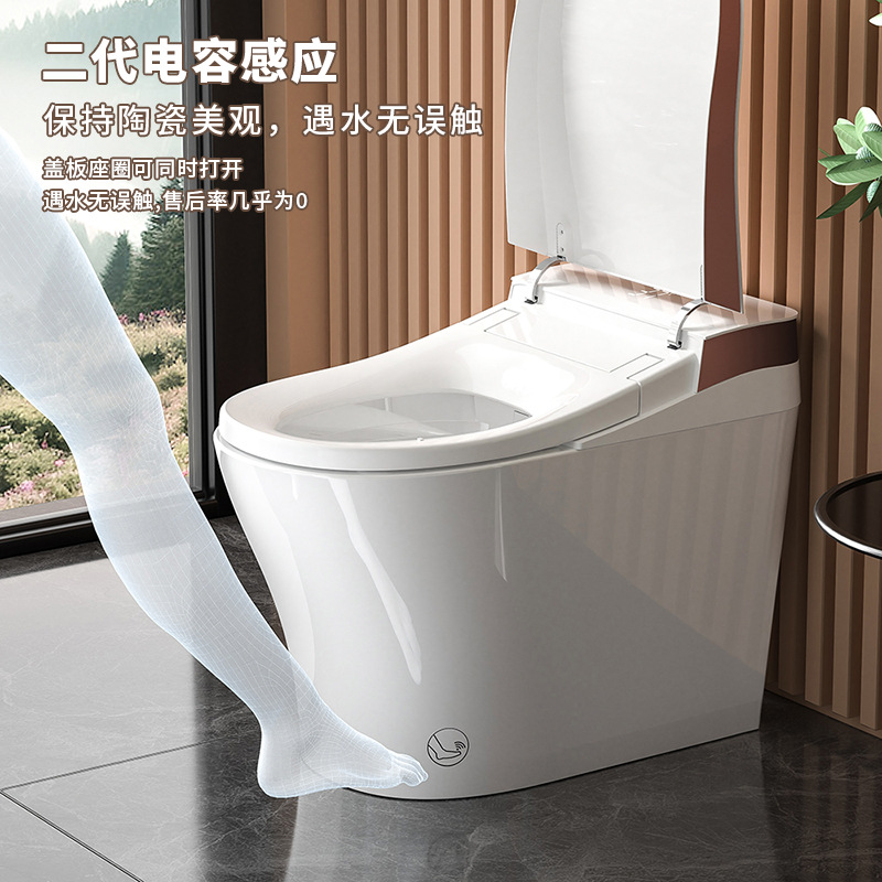 Chaozhou inodoro inteligente de bombeo espeso anti-spillación escudo de espuma anti-odor inodoro inteligente todo en uno ingeniería hotel mayorista