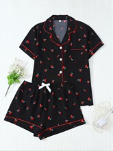 P 66776 Printed Bubble Wrinkle Pajamas ӡ��˯�� ŷ���羳��
