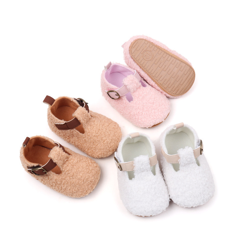 New winter velvet cotton shoes for boys and girls