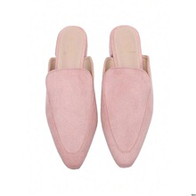 S 19253 Flat Sole Slip On Mule Shoes ʱ�а���Ь ŷ���羳